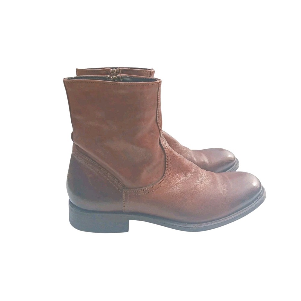 To Boot New York Dress Boots Men's  Brown Leather Hawthorne Adam Derrick Italy 8